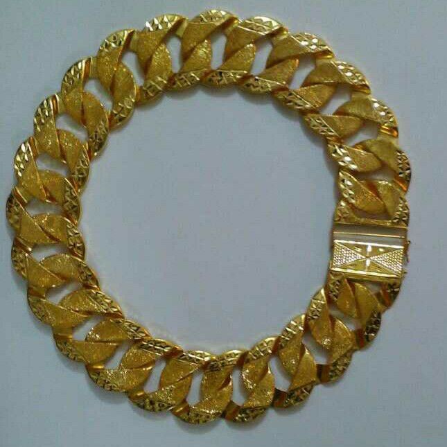 916 Gold 1.75 Broad Singapori Chain