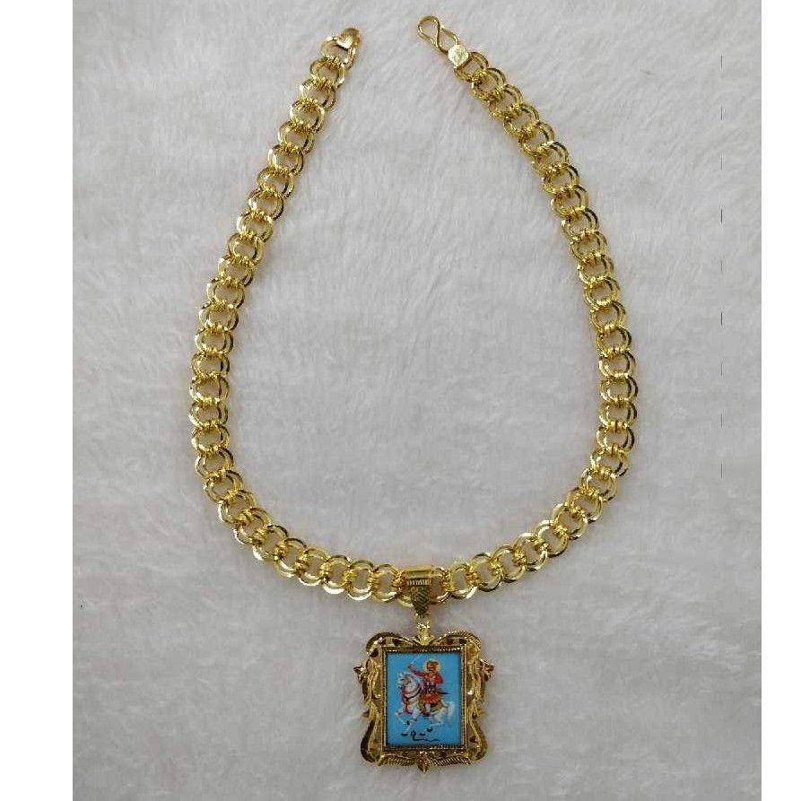 22KT Gold Indian Gents Pendant Chain