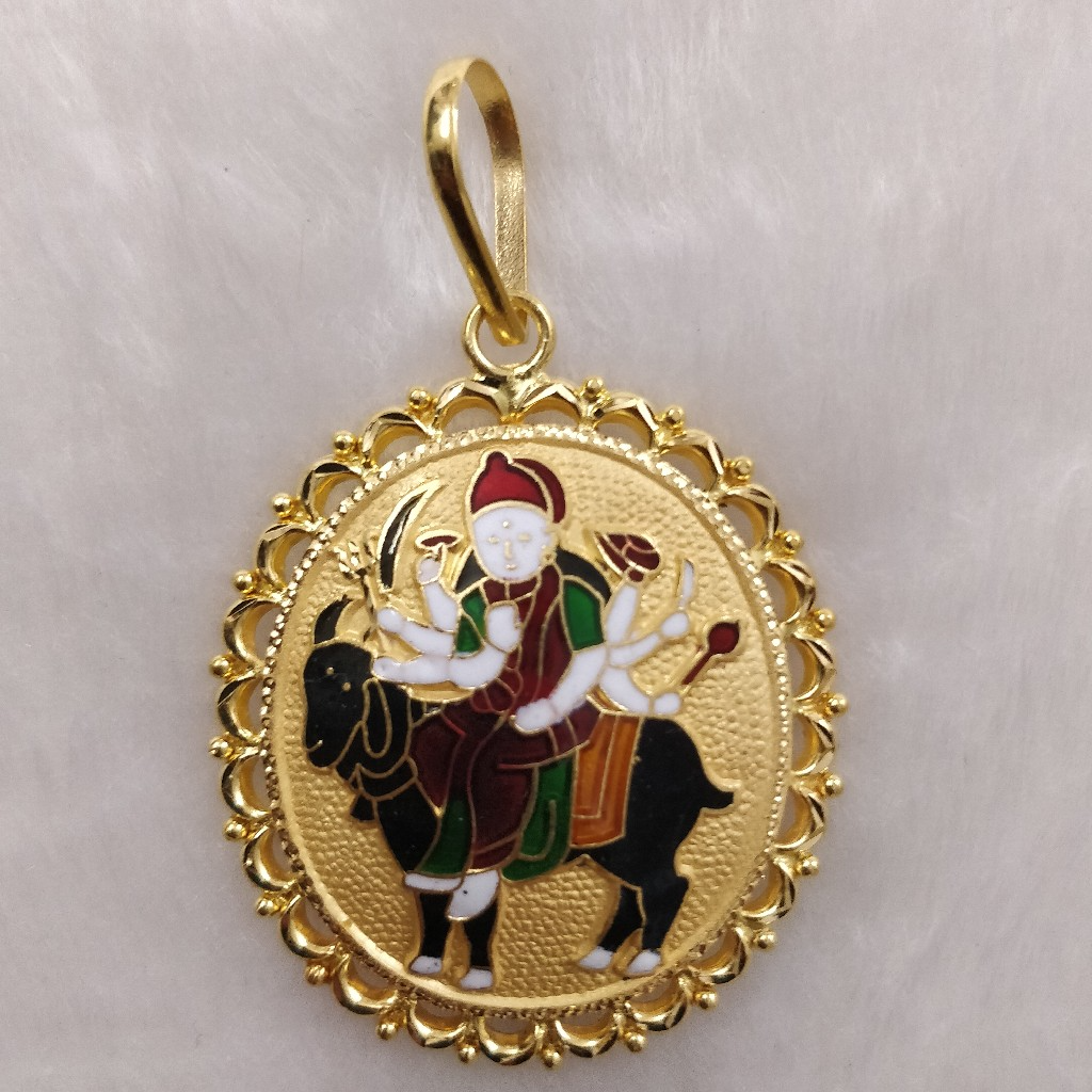 916 Gold Fancy Gent's Meladi Maa Pendant