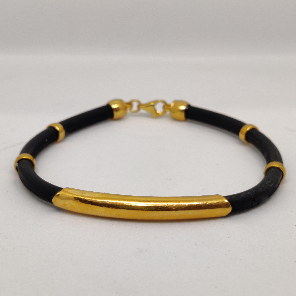 916 Gold Fancy Gent's Bracelet