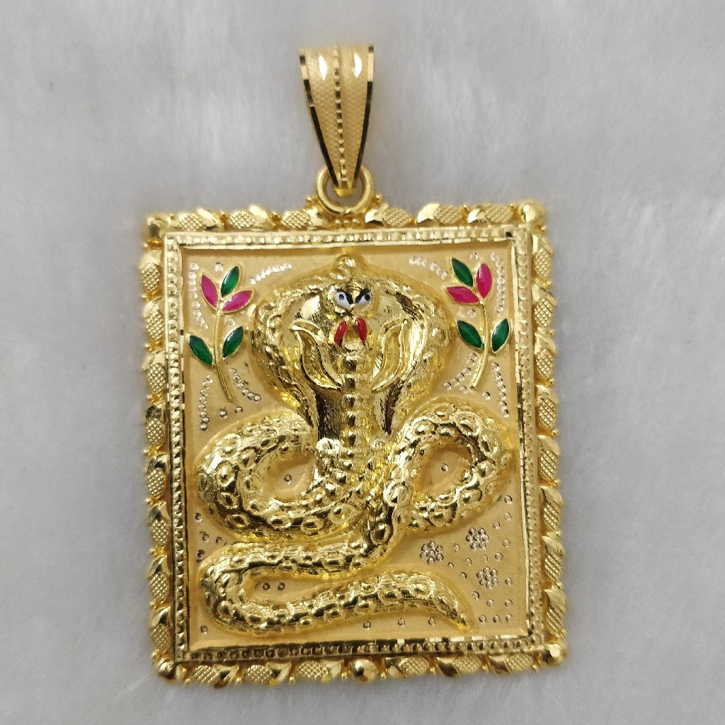 916 Gold Fancy Gent's Goga Maharaj Pendant