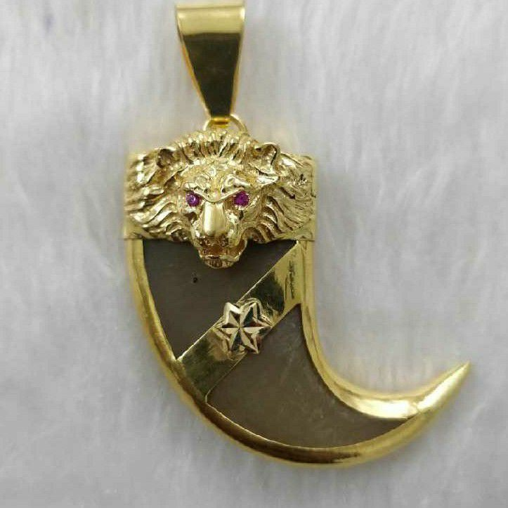 916 Gold Fancy Gent's Vaghnakh (Artificial Nail) Pendant