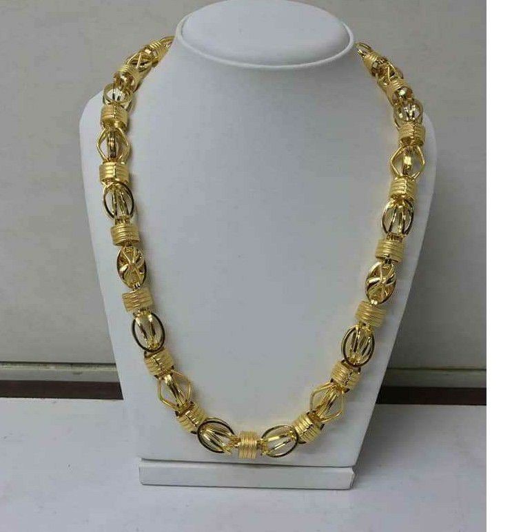 916 Gold Fancy Indo Italian Gents Chain