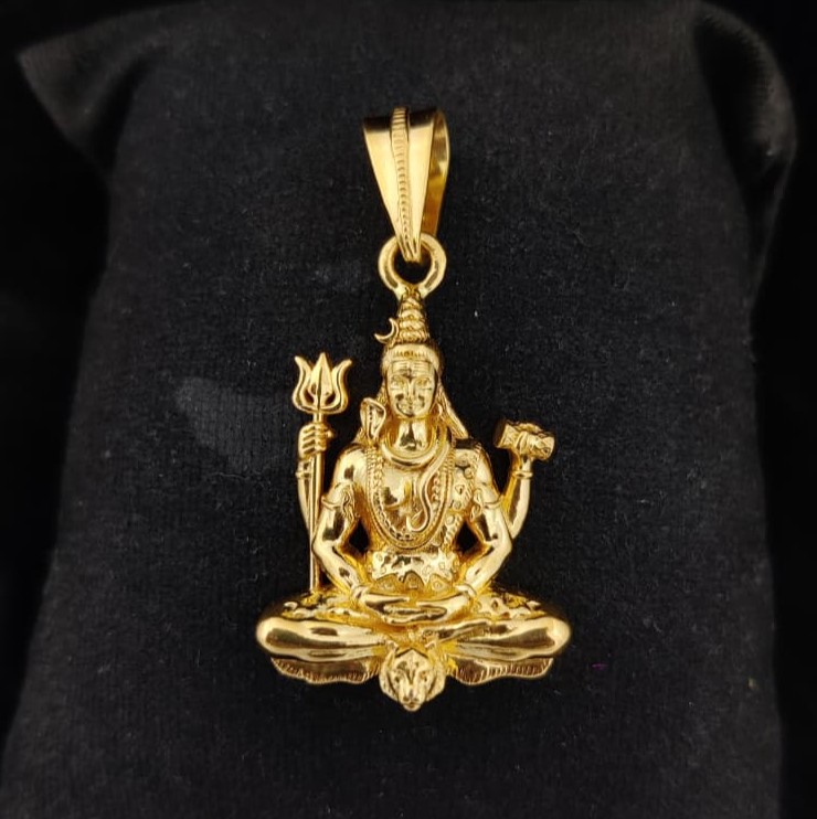 916 Gold Fancy Shankar Bhagavan Pendant