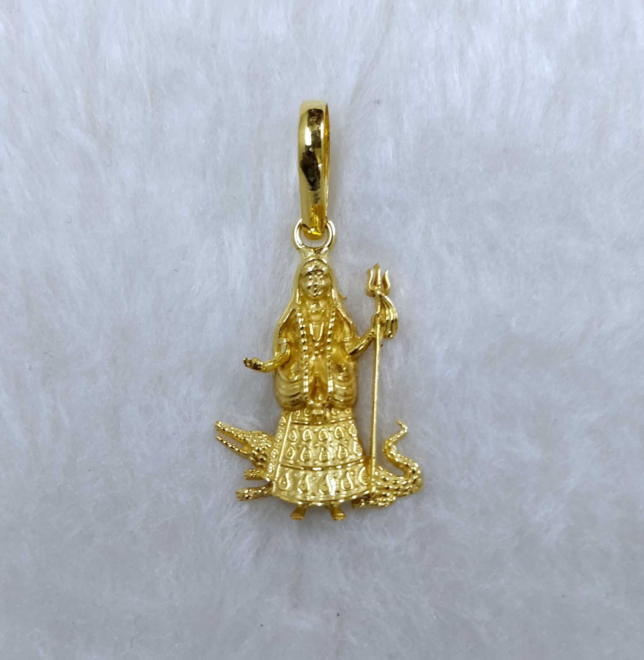 916 Gold Fancy Khodiyar Maa Pendant