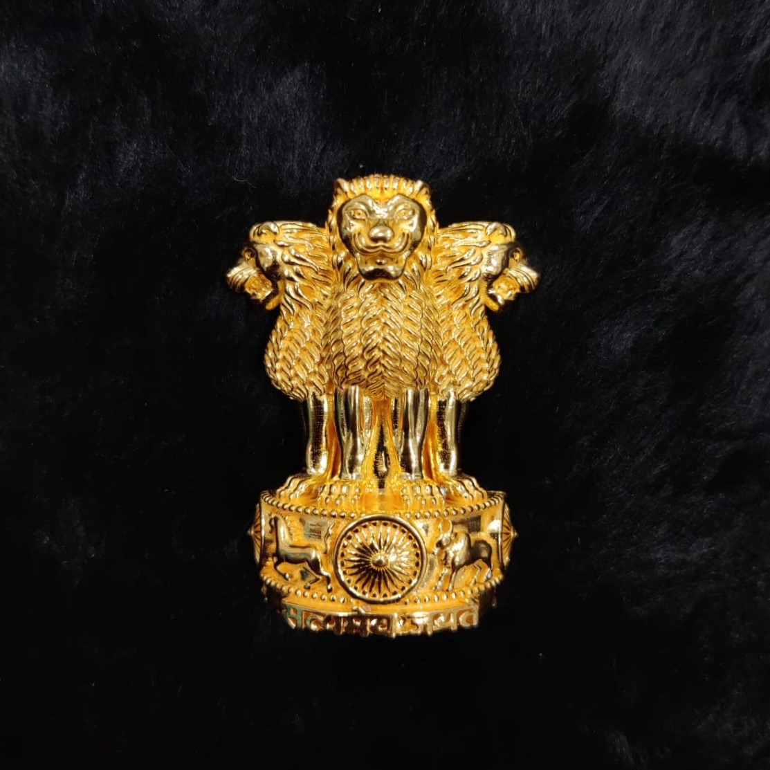 916 Gold Fancy Ashok Stambh Pendant