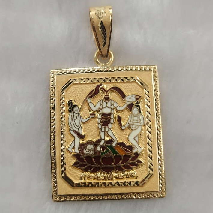 916 Gold Fancy Fuljogani Maa Pendant