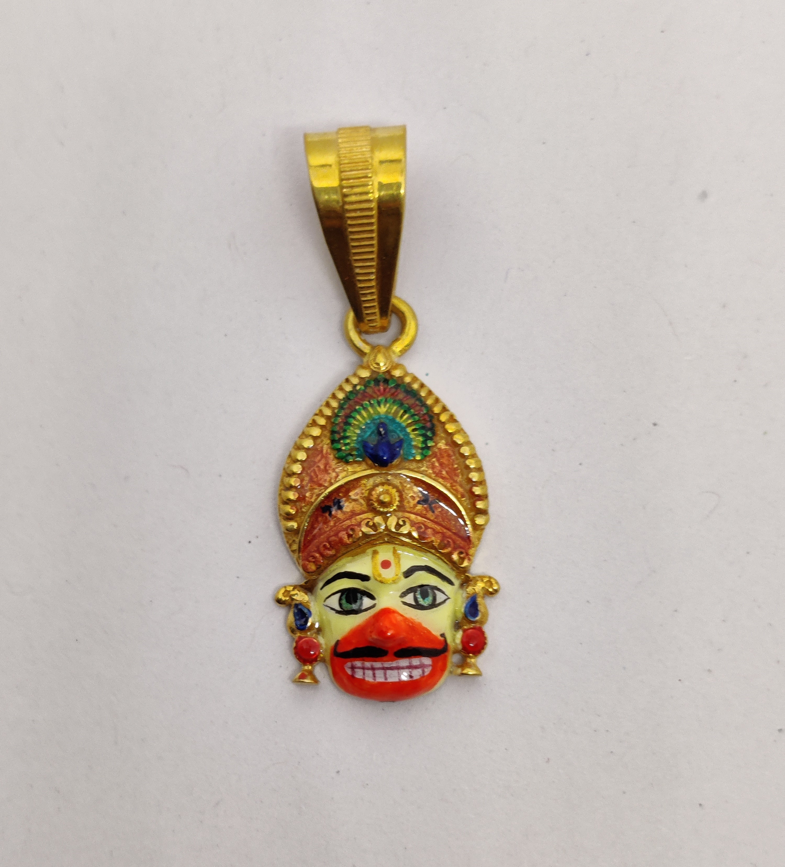 916 Gold Fancy Gent's Hanumanji Pendants